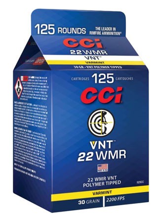 CCI 22WMR 30GR VNT POUR 125 - Win Repeating Arms Promotion